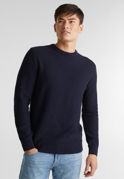 Maglione Uomo Selected Homme - Girocollo Classico In Cotone - Comodo E Versatile Per Look Casual