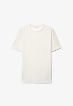 Calliope, T-SHIRT TINTA UNITA - T-shirt basique - bianco lana