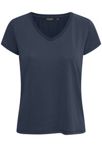 COLUMBINE V-NECK - Navadna majica - navy