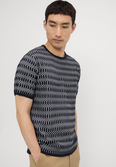 Emporio Armani Printtipaita - fancy blue/white