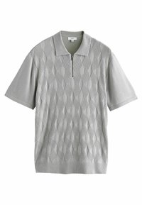 ZIP NECK - REGULAR FIT - Polo krekls - ice grey