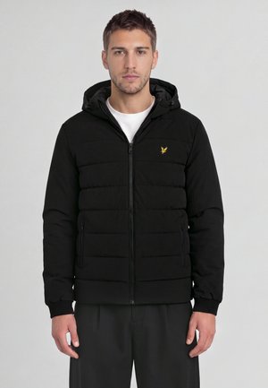 Lyle & Scott, HYBRID PUFFER WINDBREAKER - Зимно яке - jet black