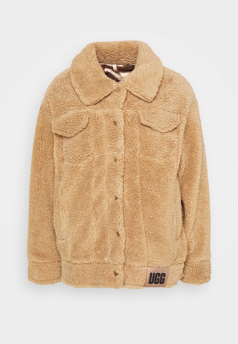 UGG - FRANKIE SHERPA TRUCKER JACKET - Winter jacket - camel