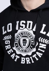 Lonsdale NORMALE PASSFORM DACCOMBE - Hættetrøje - black/white