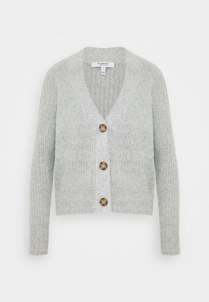 BYNORA - Chaqueta de punto - mid grey melange