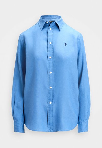 Polo Ralph Lauren CLASSIC FIT LINEN SHIRT - Pogājama blūze - rig blue