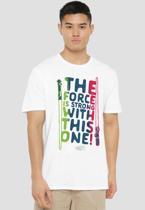 Star Wars THE FORCE IS STRONG - Print T-shirt - white