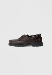 TAYLOR - Boat shoes - slate brown