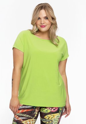 YOEK Wide Fit - T-shirt basic - bright green