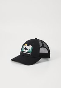 The North Face - EMBROIDERED MUDDER TRUCKER UNISEX - Caps - black/bear graphic Miniaturebillede 1