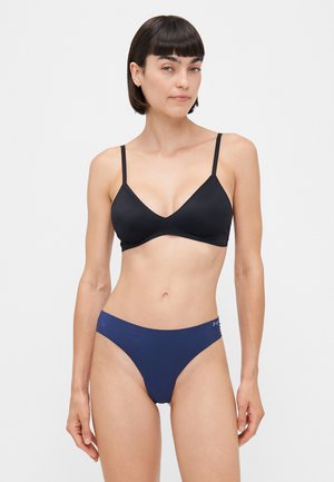 THONG PURE NO SHOW SOLID 3 PACK - G-strenge - blue calm/blue atlantis/washed navy