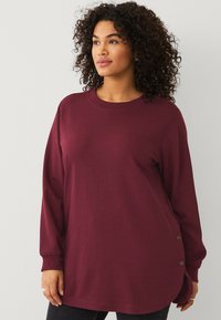 Ellos Plus collection Sudadera - weinrot