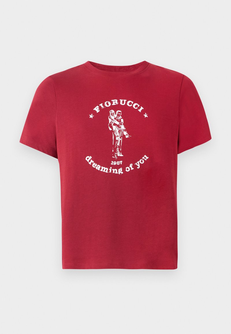 Fiorucci T-shirt print lichtrood