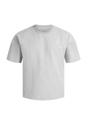 Smilodox THIAGO OVERSIZE BASIC - Basic T-shirt - grau melange