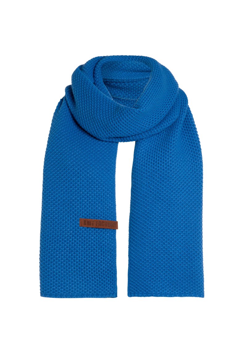 Knit Factory Sjaal - neon blue