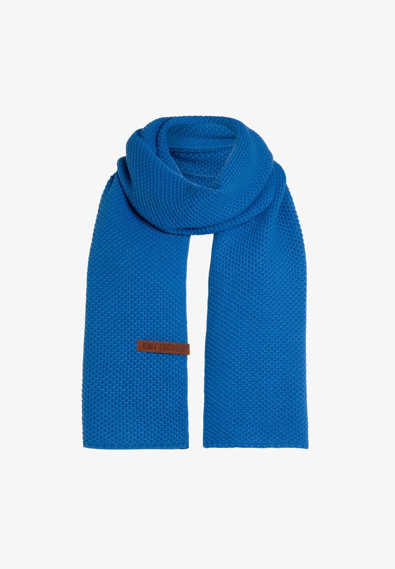Knit Factory Sjaal - neon blue