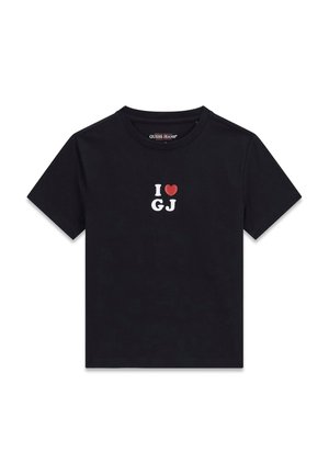 Guess Jeans, CROPPED T-SHIRT - Μπλουζάκι με στάμπα - schwarz