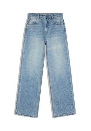 Bershka, Straight leg jeans - light blue