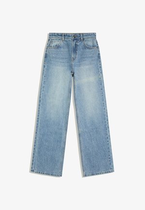 Bershka, Straight leg jeans - light blue