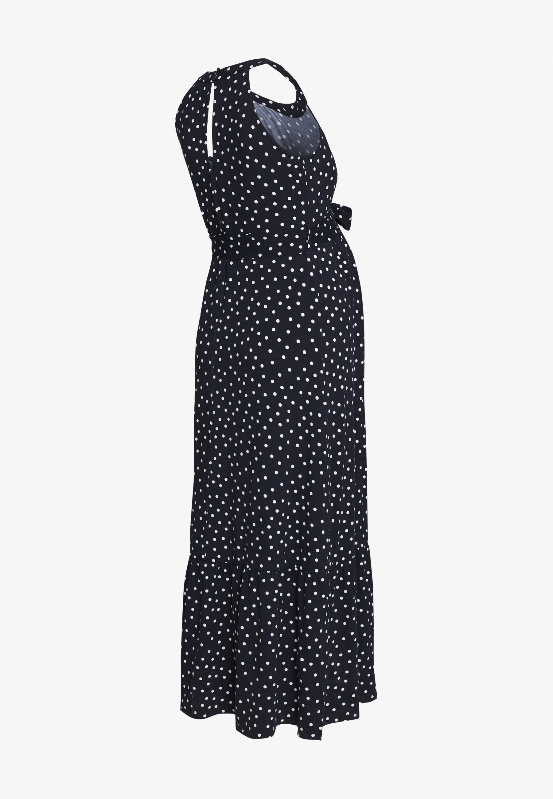 Dorothy Perkins Maternity SPOT HALTER MAXI DRESS Dorothy Perkins Maternity MATERNITY PLAIN MAXI DRESS - Jerseykjole - navy