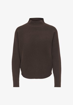 JDY, JDYPRIME LIFE L/S HN BAT. PULL. KNT NOOS - Pullover - coffee bean