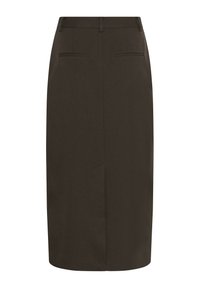Soaked in Luxury Maxinederdele - brown melange suiting