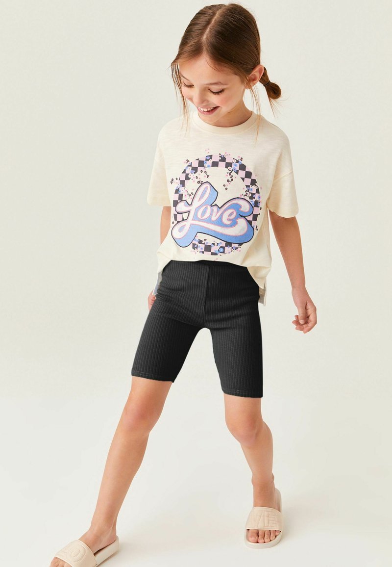 Kinder Stoffhosen | Mint Velvet RIBBED CYCLING Shorts black/schwarz - TP77963 Kinder Stoffhosen | Mint Velvet RIBBED CYCLING Shorts black/schwarz - TP77963