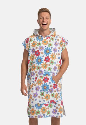 HIPPIE FLOWERS - Accessorio da spiaggia - hippie flowers white