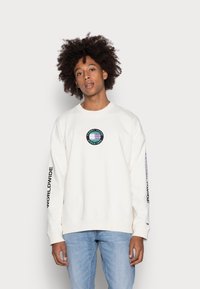 Tommy Jeans GLOBAL UNITEES CREW - Felpa - ivory