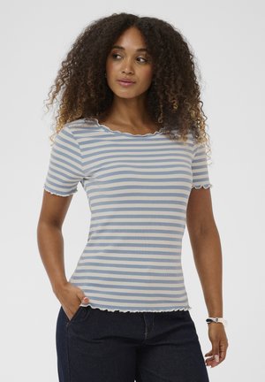 RIBBA STRIPE - Camiseta estampada - cashmere blue stripe