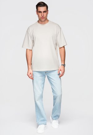 Ombre, T-SHIRT OM-TSBC-0291 3 PACK - T-shirt basique - off white off white black
