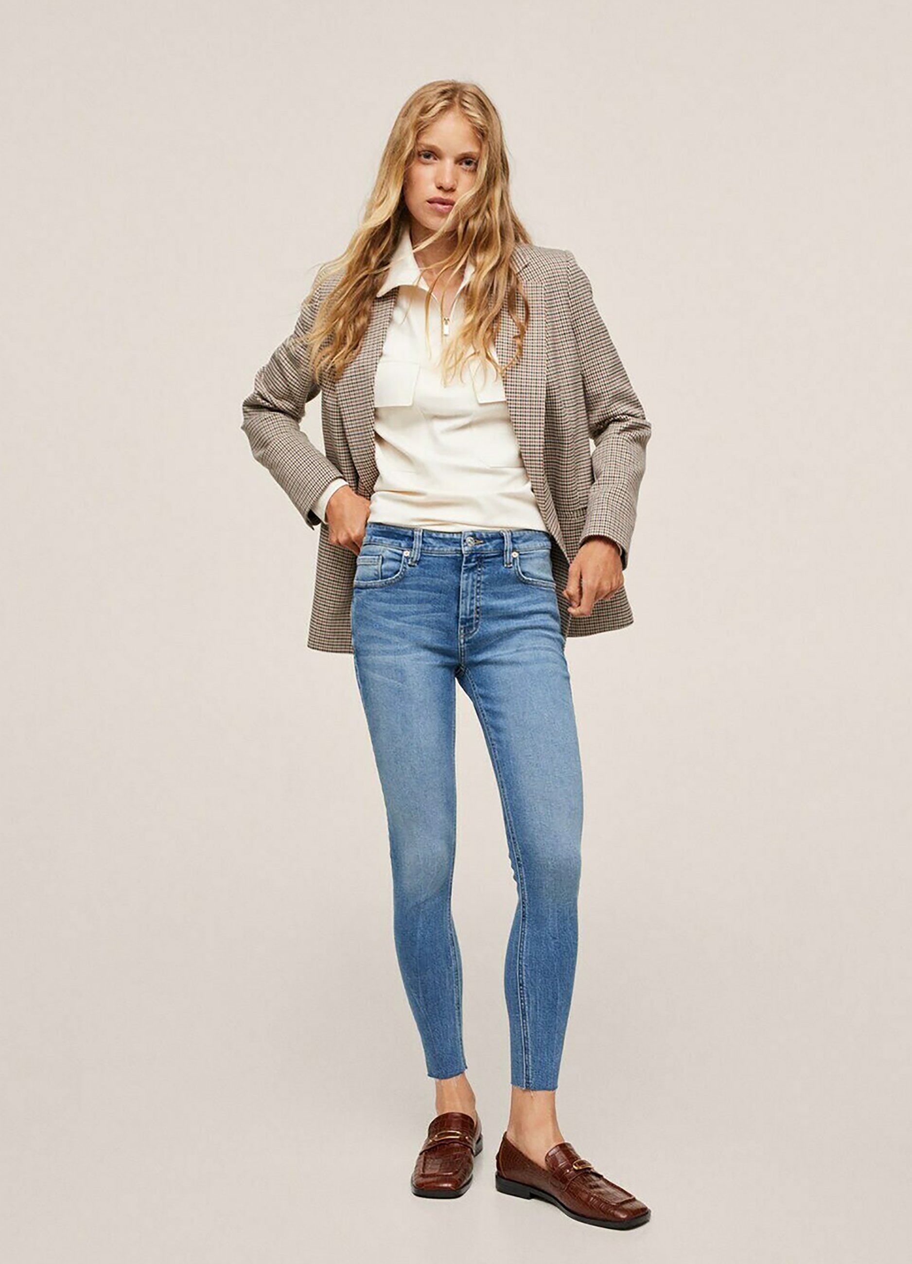 Mango ISA - Vaqueros pitillo - bleu moyen/azul - Zalando.es