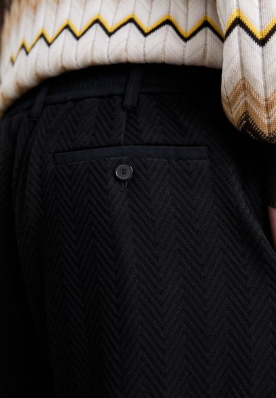 Missoni TROUSERS - Παντελόνι - black beauty