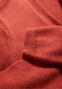 Seasalt Cornwall RIVERBOAT  - Neuletakki - red knit melange umber