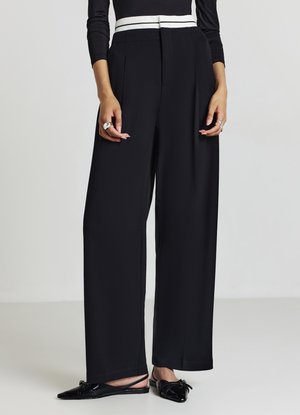 Calliope CON PINCES - Pantaloni - ultrablack