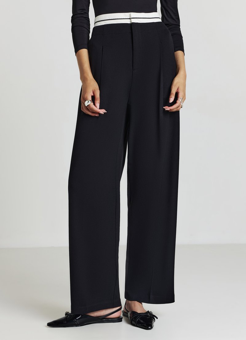 Calliope CON PINCES - Pantaloni - ultrablack