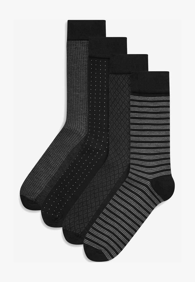 Next FOUR PACK - Zoknik - black