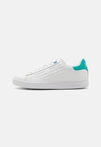 Unselected, white/spectra green