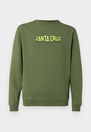 MALBA CRASH DOT CREW UNISEX - Φούτερ - dark moss