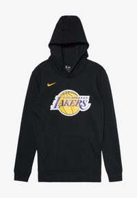 Nike Performance Nba Los Angeles Lakers Hoodie Logo Kapuzenpullover Black Schwarz Zalando De