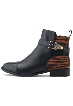 Bottines de cowboy / motard - black