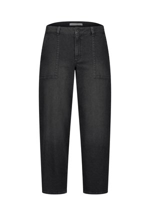 Betty & Co, BETTY & CO MIT WASCHUNG BAGGY-JEANS - Jean Mom - black denim