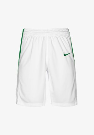 Nike Performance TEAM STOCK - Korte broeken - white / pine green