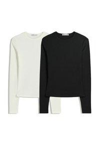 Top s dlhým rukávom - white