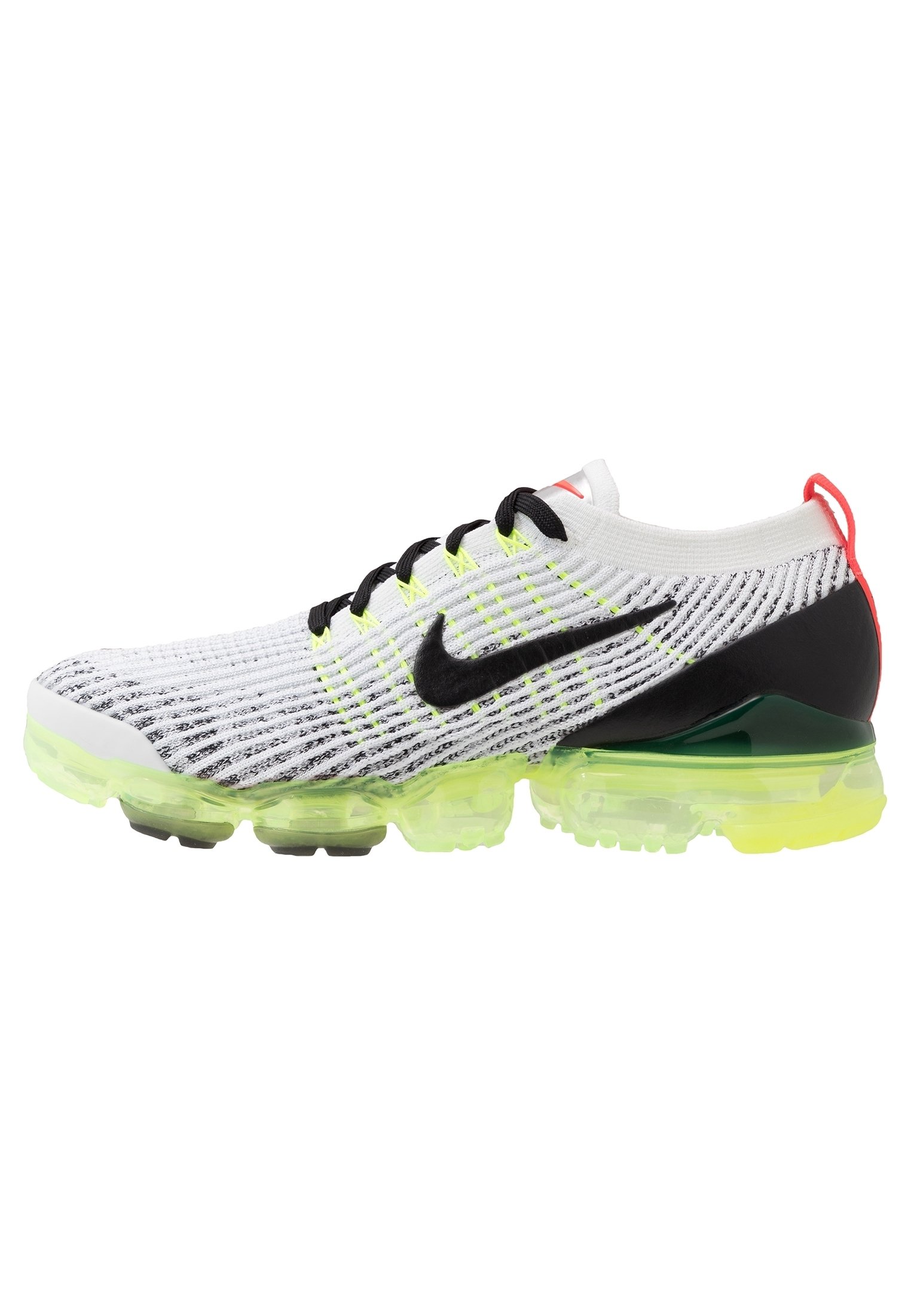 Nike White Knit Running Shoes with Neon Yellow and Black Accents Amazon.com | DV4022 Men main image 4