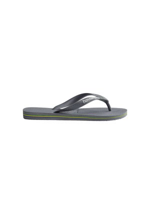 BRASIL LOGO  - Tongs - steel grey steel grey