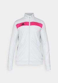 Unselected, clear grey/real magenta