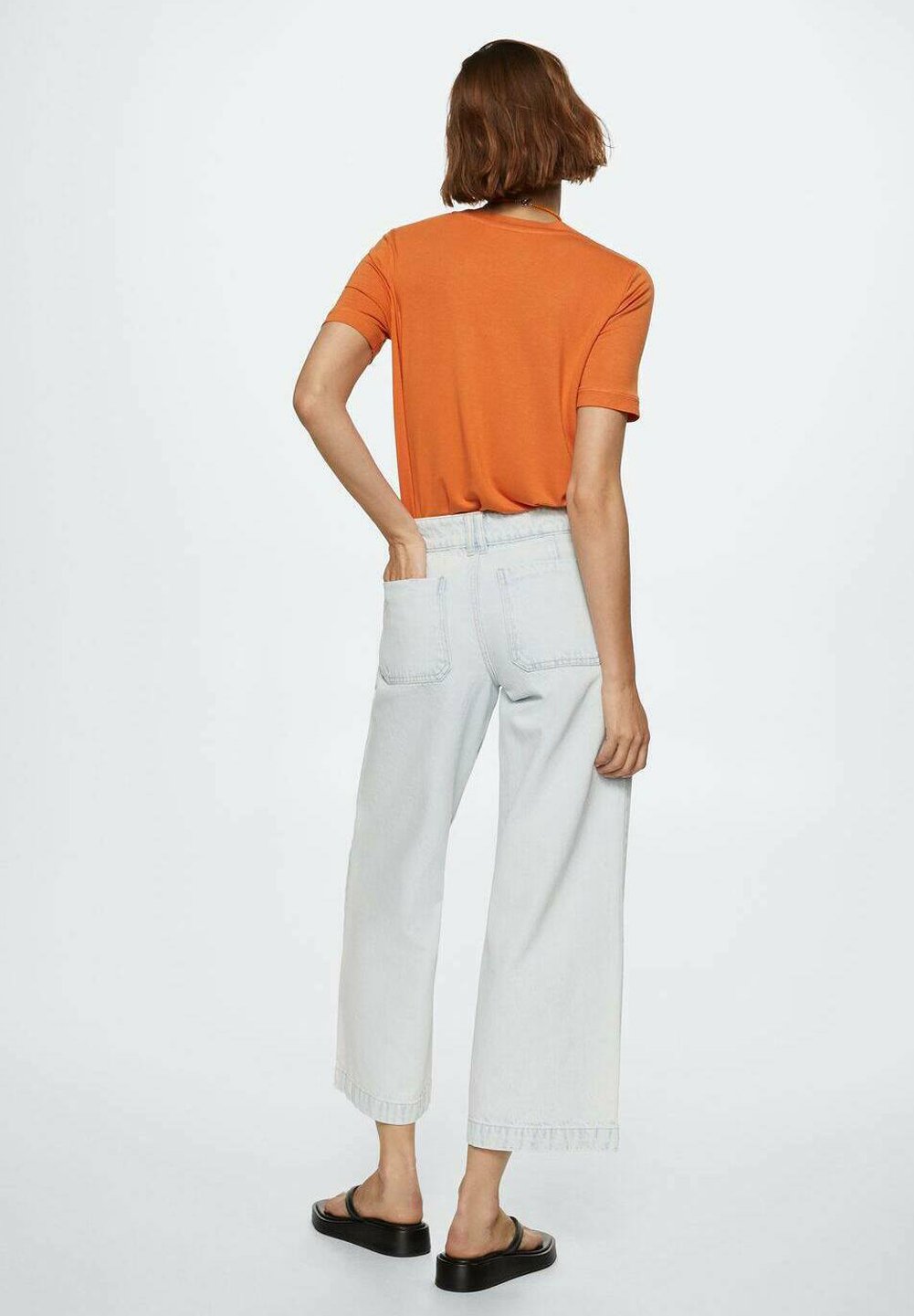 Mango CULOTTE - Jeans a zampa - bleu délavé/blu - Zalando.it