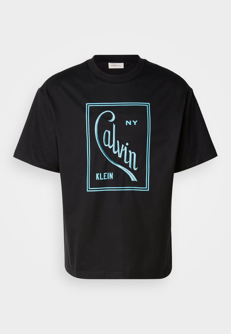 Calvin Klein Jeans T-shirt print zwart