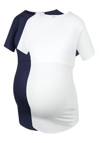 Unselected, white/dark blue